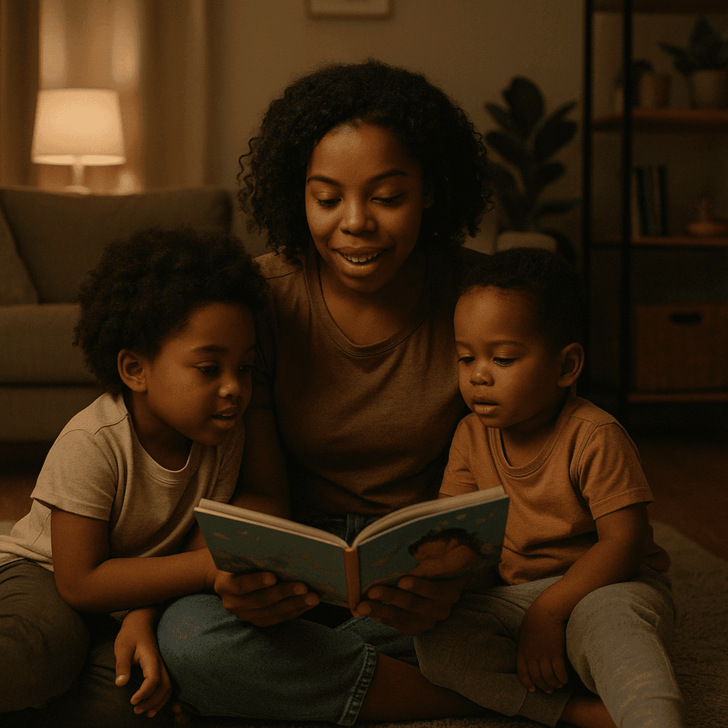 Happy family 4 protected by Gulf Coast Insurance