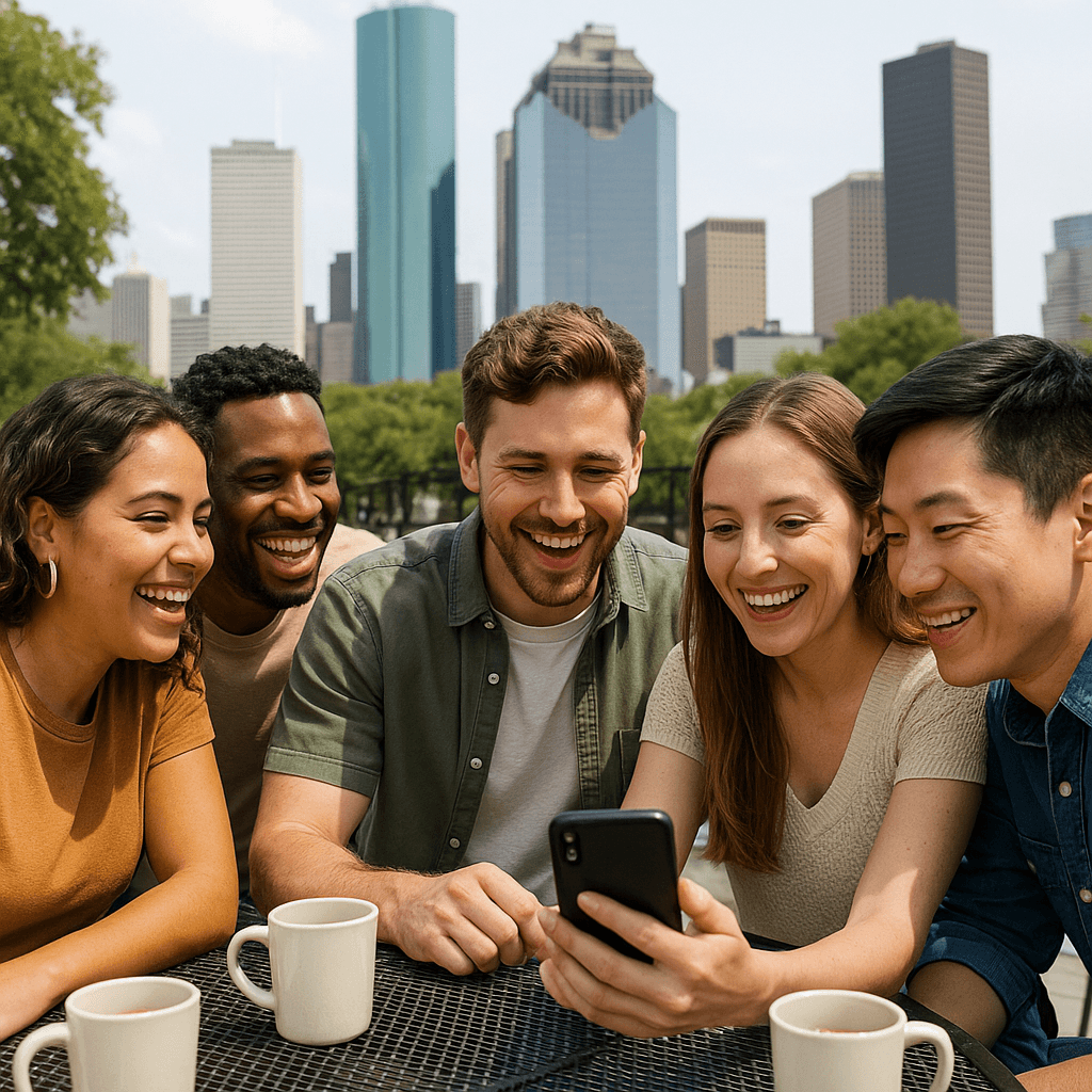 Happy family 5 protected by Gulf Coast Insurance